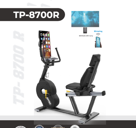 RECUMBENT BIKE TP-8700R